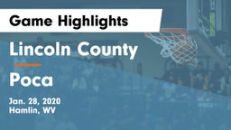 Lincoln County  vs Poca  Game Highlights - Jan. 28, 2020