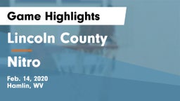 Lincoln County  vs Nitro  Game Highlights - Feb. 14, 2020