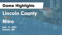 Lincoln County  vs Nitro  Game Highlights - Feb. 11, 2022