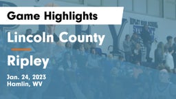 Lincoln County  vs Ripley  Game Highlights - Jan. 24, 2023