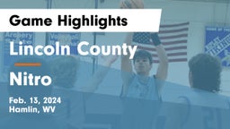 Lincoln County  vs Nitro Game Highlights - Feb. 13, 2024