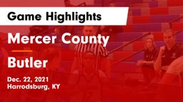Mercer County  vs Butler  Game Highlights - Dec. 22, 2021