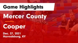 Mercer County  vs Cooper  Game Highlights - Dec. 27, 2021