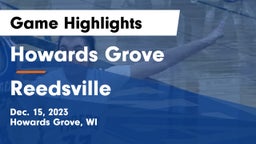 Howards Grove  vs Reedsville  Game Highlights - Dec. 15, 2023