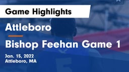 Attleboro  vs Bishop Feehan Game 1 Game Highlights - Jan. 15, 2022