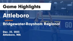 Attleboro  vs Bridgewater-Raynham Regional  Game Highlights - Dec. 22, 2023