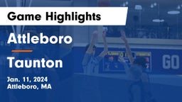 Attleboro  vs Taunton  Game Highlights - Jan. 11, 2024