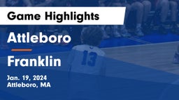 Attleboro  vs Franklin  Game Highlights - Jan. 19, 2024