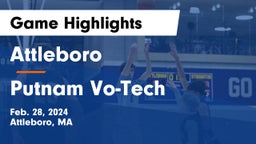 Attleboro  vs Putnam Vo-Tech  Game Highlights - Feb. 28, 2024
