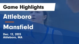 Attleboro  vs Mansfield  Game Highlights - Dec. 12, 2023