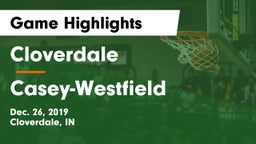 Cloverdale  vs Casey-Westfield Game Highlights - Dec. 26, 2019