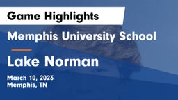 Memphis University School vs Lake Norman  Game Highlights - March 10, 2023