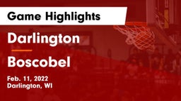 Darlington  vs Boscobel  Game Highlights - Feb. 11, 2022