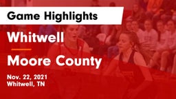 Whitwell  vs Moore County  Game Highlights - Nov. 22, 2021