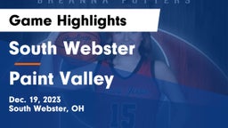 South Webster  vs Paint Valley  Game Highlights - Dec. 19, 2023
