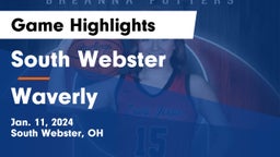 South Webster  vs Waverly  Game Highlights - Jan. 11, 2024