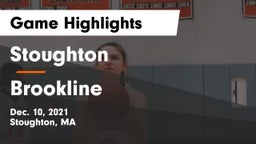 Stoughton  vs Brookline  Game Highlights - Dec. 10, 2021