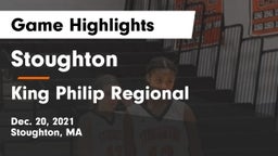 Stoughton  vs King Philip Regional  Game Highlights - Dec. 20, 2021