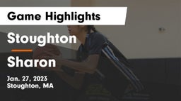 Stoughton  vs Sharon  Game Highlights - Jan. 27, 2023