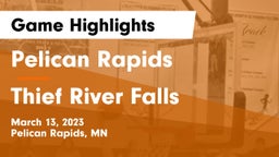 Pelican Rapids  vs Thief River Falls  Game Highlights - March 13, 2023