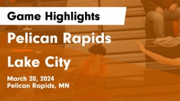 Pelican Rapids  vs Lake City  Game Highlights - March 20, 2024