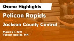 Pelican Rapids  vs Jackson County Central  Game Highlights - March 21, 2024