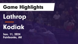 Lathrop  vs Kodiak  Game Highlights - Jan. 11, 2024