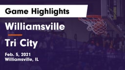 Williamsville  vs Tri City Game Highlights - Feb. 5, 2021