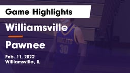 Williamsville  vs Pawnee  Game Highlights - Feb. 11, 2022