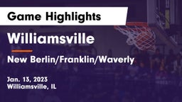 Williamsville  vs New Berlin/Franklin/Waverly  Game Highlights - Jan. 13, 2023