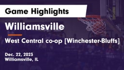 Williamsville  vs West Central co-op [Winchester-Bluffs]  Game Highlights - Dec. 22, 2023