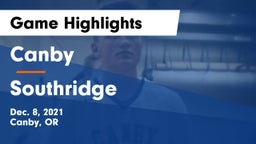 Canby  vs Southridge  Game Highlights - Dec. 8, 2021