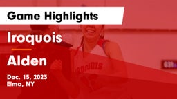 Iroquois  vs Alden  Game Highlights - Dec. 15, 2023
