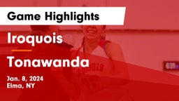 Iroquois  vs Tonawanda  Game Highlights - Jan. 8, 2024