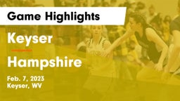 Keyser  vs Hampshire  Game Highlights - Feb. 7, 2023