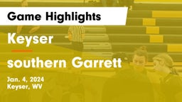 Keyser  vs southern Garrett Game Highlights - Jan. 4, 2024