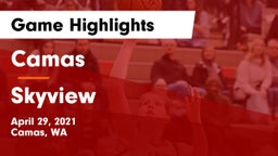 Camas  vs Skyview Game Highlights - April 29, 2021