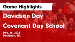 Davidson Day  vs Covenant Day School Game Highlights - Dec. 16, 2023