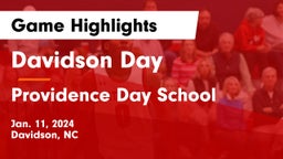 Davidson Day  vs Providence Day School Game Highlights - Jan. 11, 2024