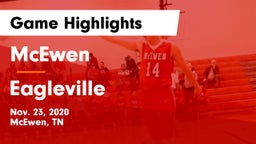 McEwen  vs Eagleville  Game Highlights - Nov. 23, 2020