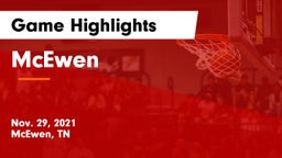 McEwen  Game Highlights - Nov. 29, 2021