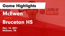 McEwen  vs Bruceton HS Game Highlights - Dec. 14, 2021