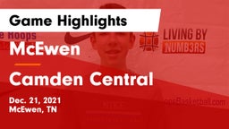 McEwen  vs Camden Central  Game Highlights - Dec. 21, 2021