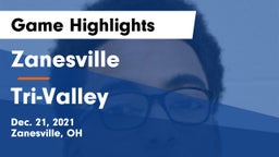 Zanesville  vs Tri-Valley  Game Highlights - Dec. 21, 2021