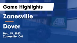 Zanesville  vs Dover  Game Highlights - Dec. 15, 2023
