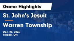 St. John's Jesuit  vs Warren Township  Game Highlights - Dec. 28, 2023