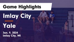 Imlay City  vs Yale Game Highlights - Jan. 9, 2024