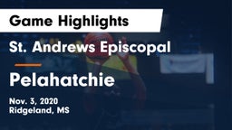 St. Andrews Episcopal  vs Pelahatchie  Game Highlights - Nov. 3, 2020