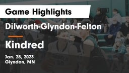 Dilworth-Glyndon-Felton  vs Kindred  Game Highlights - Jan. 28, 2023