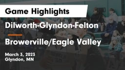 Dilworth-Glyndon-Felton  vs Browerville/Eagle Valley  Game Highlights - March 3, 2023